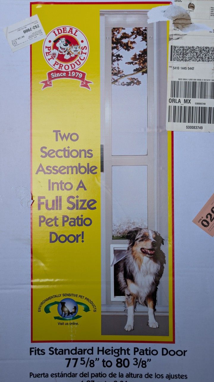 Dog Flap Patio Door Insert (NEW!!)