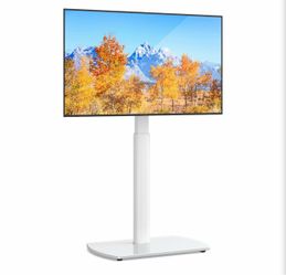 Universal TV Floor Stand with Mount for 27-70 Inch LCD LED OLED TVs, Swivel Height Adjustable