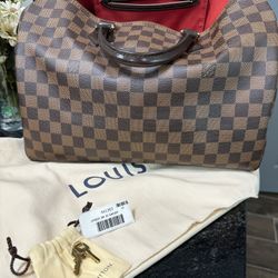 Louis Vuitton Speedy 35 Damier Ebene