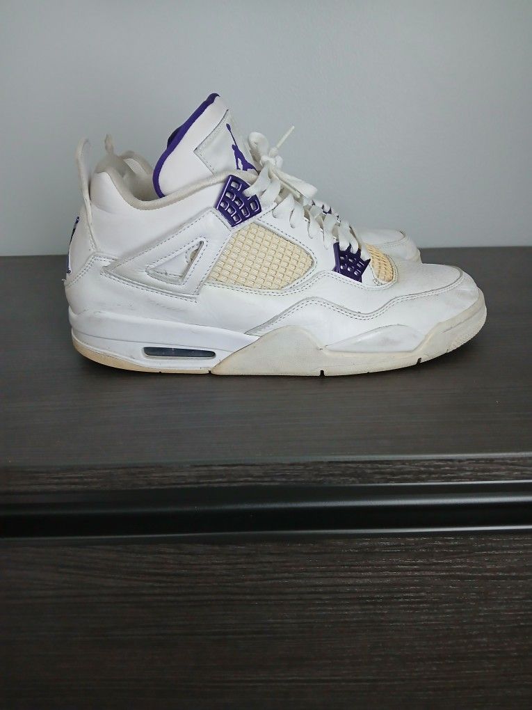 Metallic Purple Jordan Retro 4s