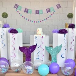 Purple and Teal Birthday Party Supplies 

