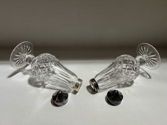 Waterford salt and pepper shakers