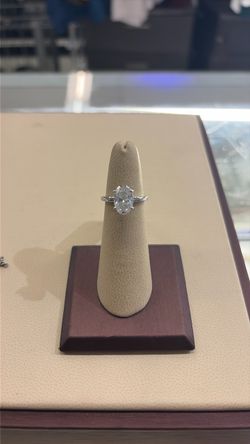 Moissanite ring