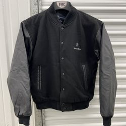 Mercedes Benz McLaren Varsity Jacket Wool & Leather Size-M RARE!!!