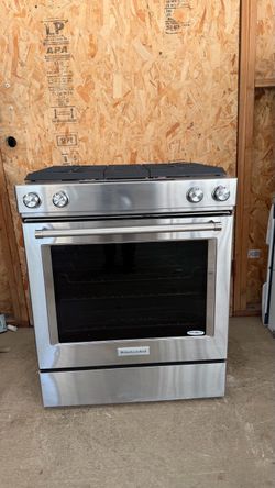 Kitchen-aid-gas-and-electric-range