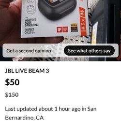 JBL Live BEAM BRAND NEW