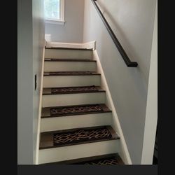 Iron Handrails - 8’ Black Wrought 