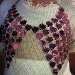 Plastic Hearts Halter Top