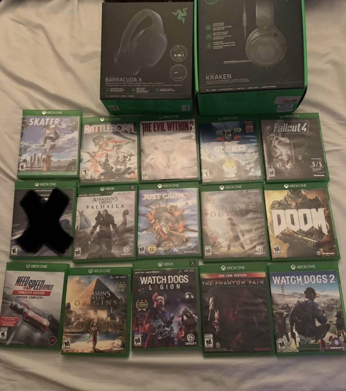 Xbox One Games And Mics 