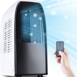 Portable Air Conditioner, NABAIDUN 2022 10000 BTU Portable AC Unit Cools Up to 350 Sq.ft, With Dehumidification, 3 Fan Speeds And Sleep Mode, Includes