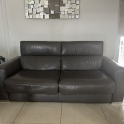 Sofa Cama De Piel 