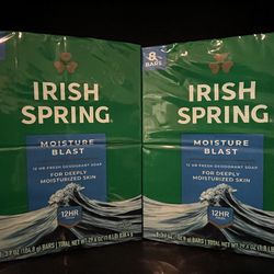 (TWO PACKAGES) IRISH ☘️ SPRING BAR SOAPS