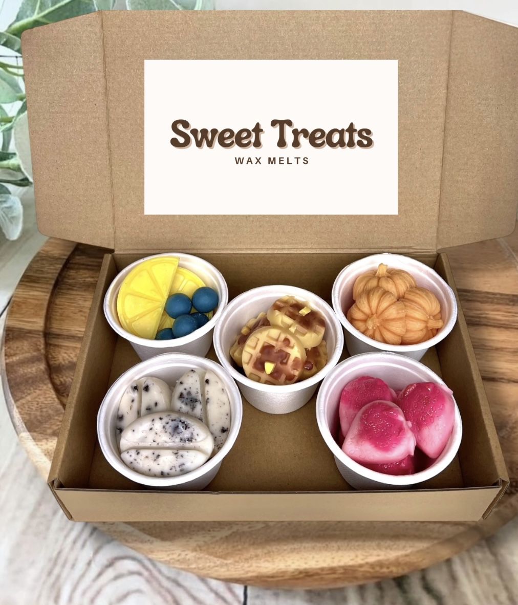 Dessert food soy wax melts box | strong scent | gift ideas | wax tarts