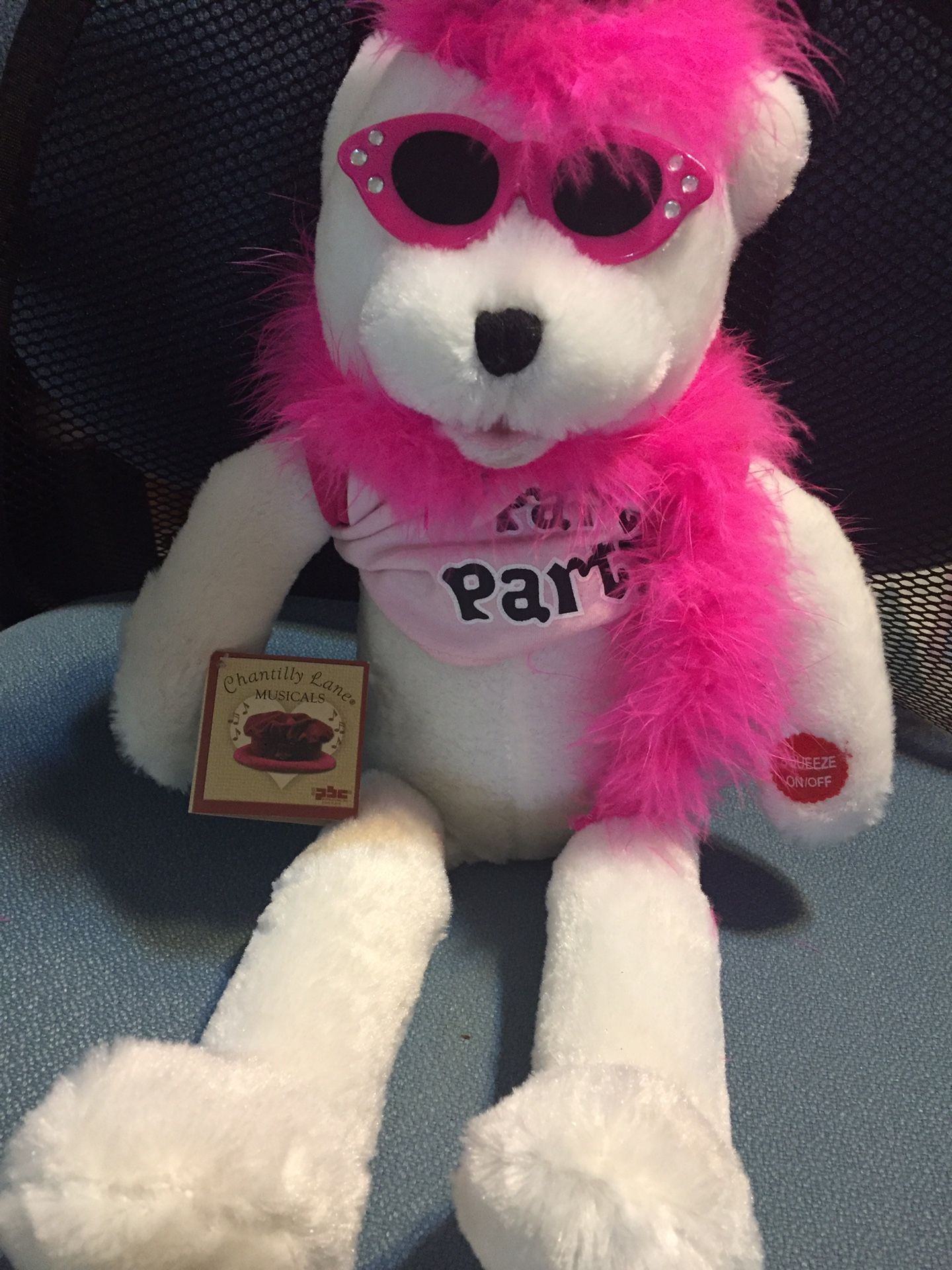Stuffed Party Animal by Chantilly Lane Musical Bears