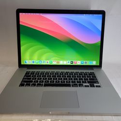 Fixed Price: MacBook Pro Retina 15" Laptop Core i7 Quad-Core/ 16GB/ 256GB SSD macOS Sonoma #3558