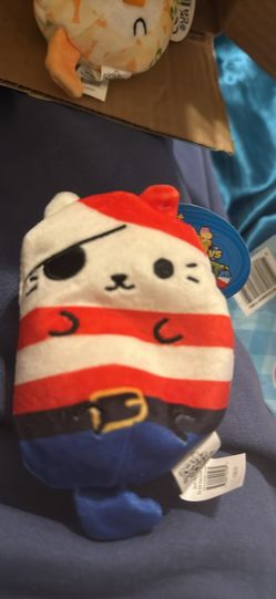 Cats vs Pickles BEAN Ahoy #107- 4" Nautical Sailor Cat - Blue Wave NWT