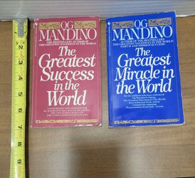Greatest Success in the World &
The Greatest Miracle In the World by Og Mandino - 1981 - Paperback