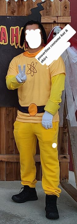 power line shirt and hat from the goofy movie. Halloween 