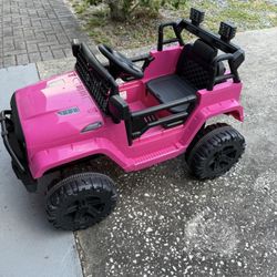 Pink Jeep 