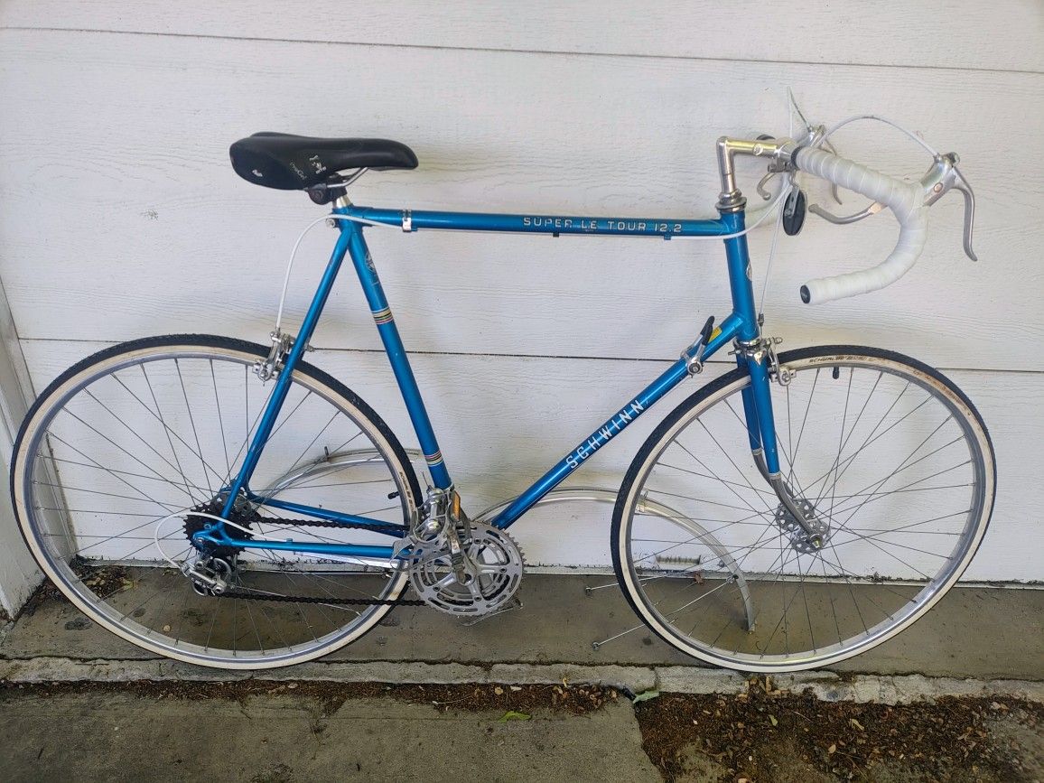 Large Schwinn Super Letour road bike