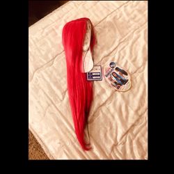 30 Inches Straight Strawberry LaceFront 🍓