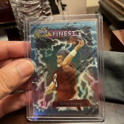 Steve Young Refractor Card In Mint Condition 