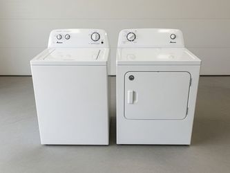 Amana washer and dryer set
