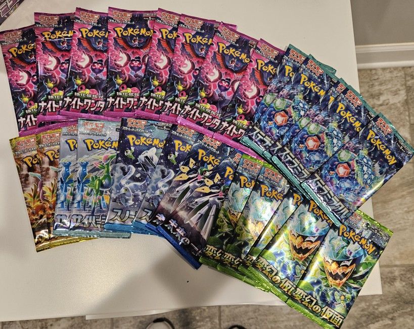Japanese Pokémon Booster Packs