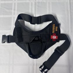 Small Dog harness With Removable “Service Dog” Patch