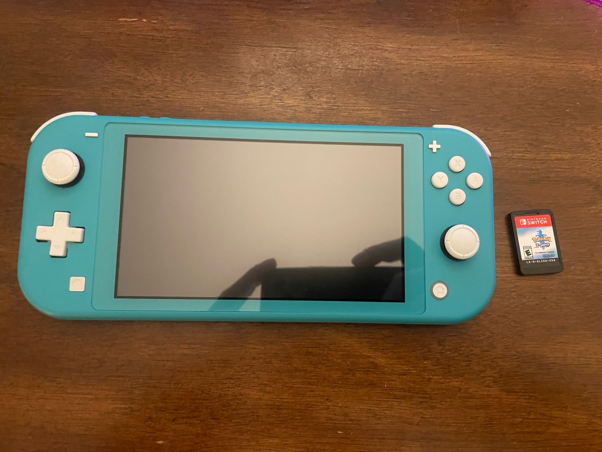 Nintendo Switch Lite Turquoise With Pokémon Sword