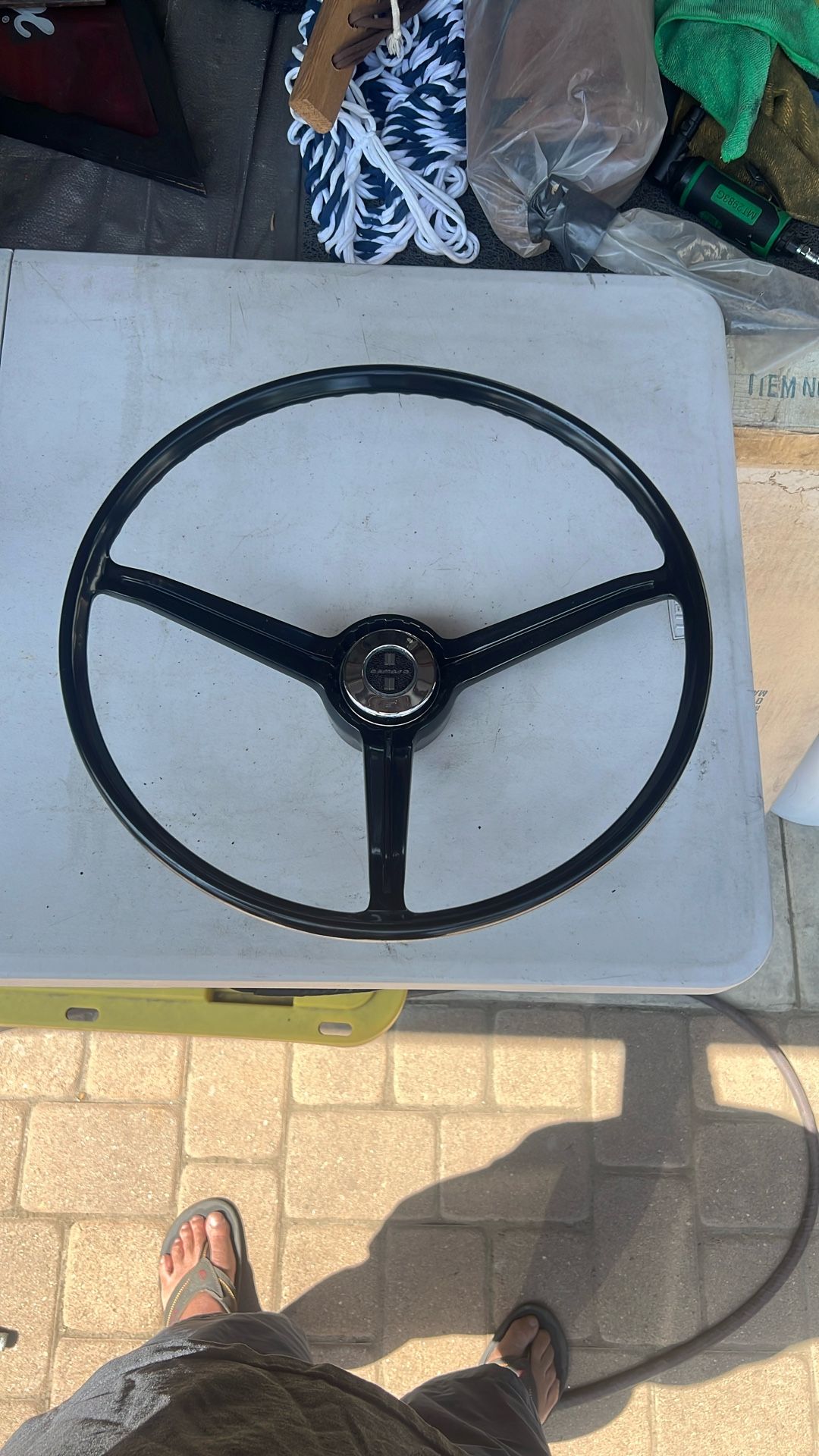 1967-68 Chevrolet Camaro Steering Wheel and Horn Cap