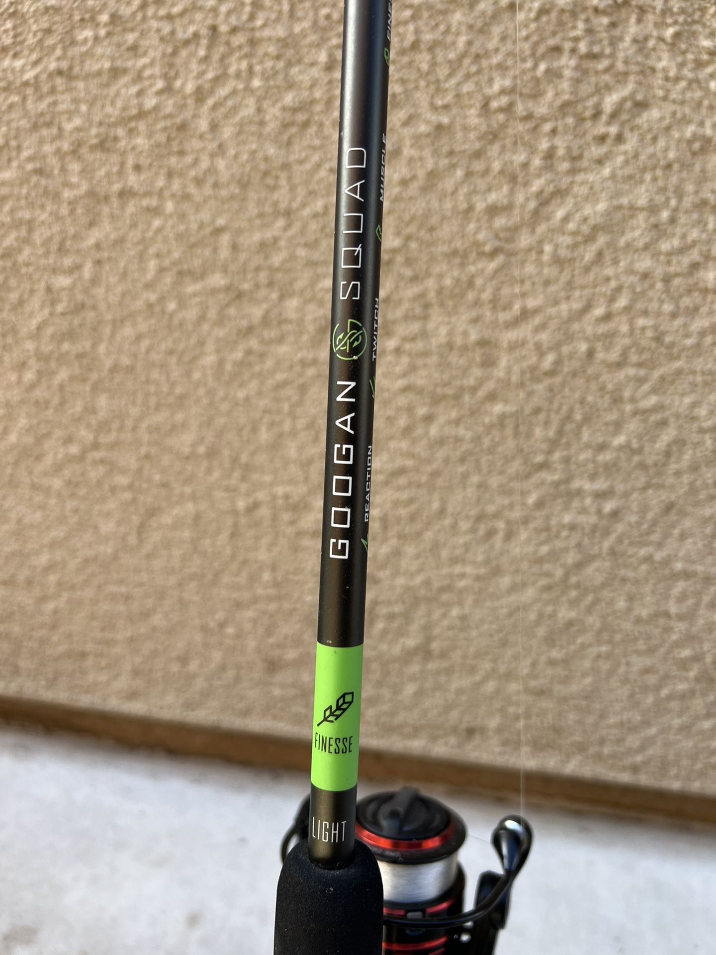 Googan Squad Fishing Rod and Lews Carbon Fire Reel