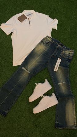 Purple Jean Polo Fit