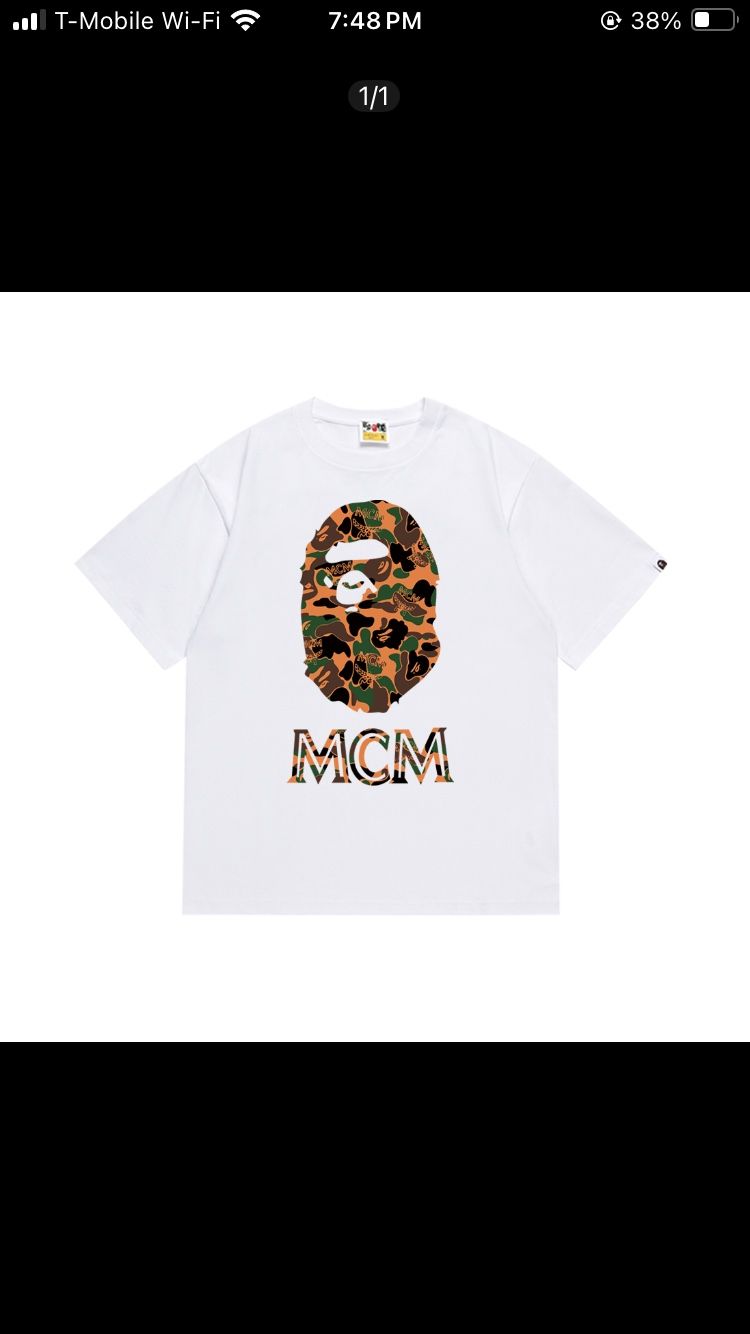 Mcm x Bape Tee