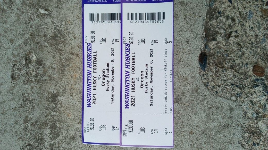 Washington Huskies Vs Oregon/Washington State
