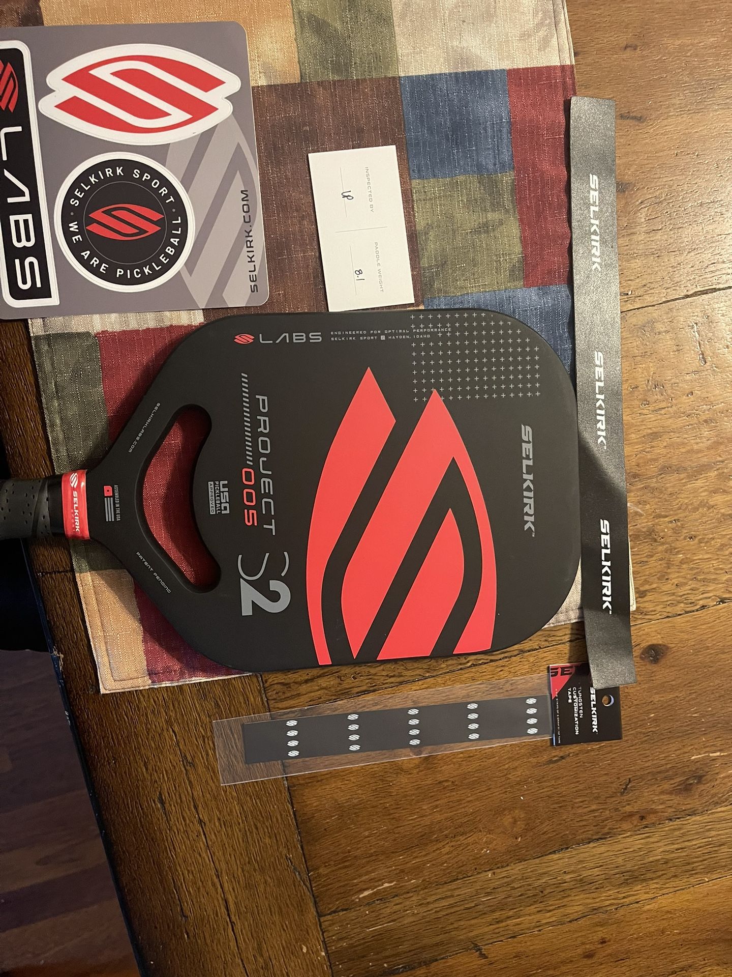 Selkirk Project 005 Pickleball Paddle brand new 8.1 ounces