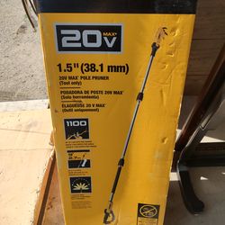 New DeWalt 20v cordless battery powered pole pruner (tool only)