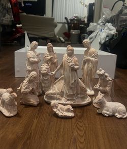 Terracotta Nativity Set