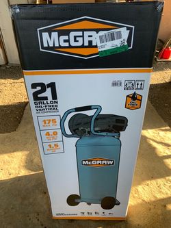 New McGraw Air Compressor PSI 175