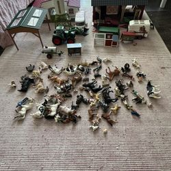 Large Schleich farm collection