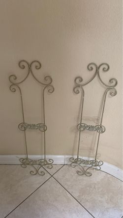 Place hangers 3 pieces - metal antique look