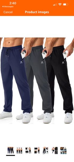 Men’s Joggers With Zipper Pockets 