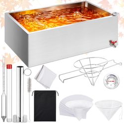Upgraded Maple Syrup Evaporator Pan 24 x 18 x 6 Inch 11 GAL  #4776E5241E G1