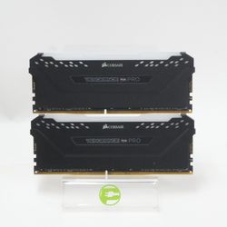 Corsair Vengeance RGB Pro 32GB (2x16GB) RAM DDR4 3600MHz CMH32GX4M2D3600C18W