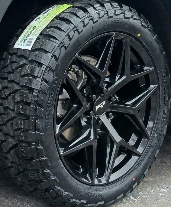 20" Chevy Traverse Colorado Blazer GMC Canyon Wheels TIRES Cadillac SRX XT5 CTS STS Durango Frontier Pathfinder OFF-ROAD Rims Rines Llantas Setof4