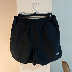 Black FILA Shorts 