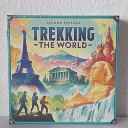 TREKKING THE WORLD BOARD GAME Second Edition SEALED