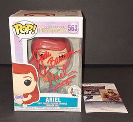 🔥 Jodi Benson Signed Autographed Funko Ariel Disney The Little Mermaid JSA COA🔥