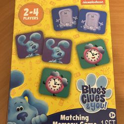 Blue’s Clues Matching Memory Game 