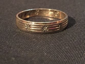 14k fancy nice ring size 6 1/2